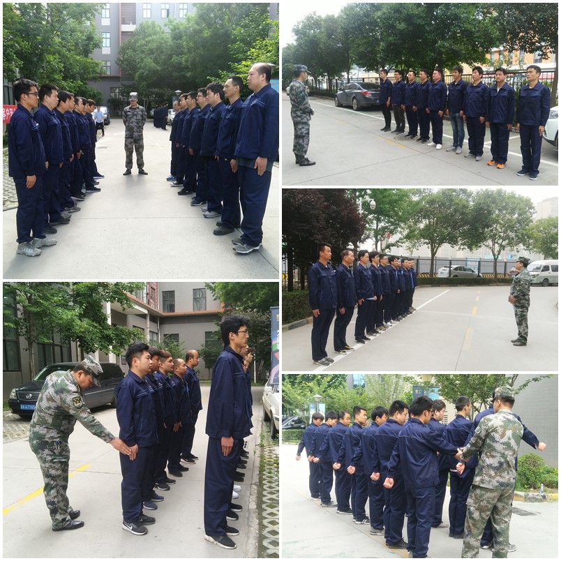 萬威機械生產部軍訓圓滿完成